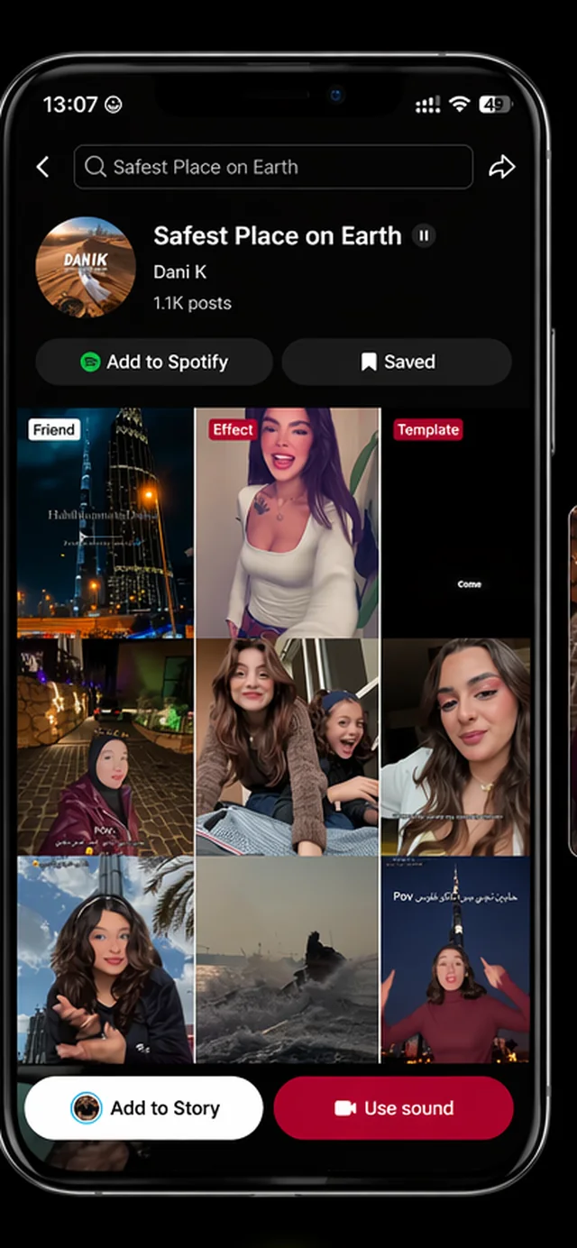 Creators on TikTok using the Safest Place On Earth sound